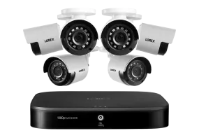 1080p 8-channel 1TB Wired DVR System with 6 Cameras