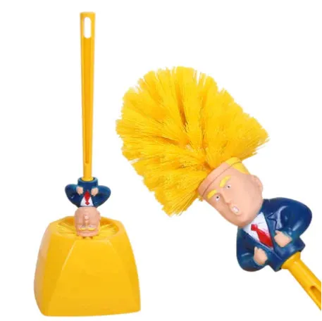 15 Inches Donald Trump Toilet Brush Bathroom Cleaning Tool