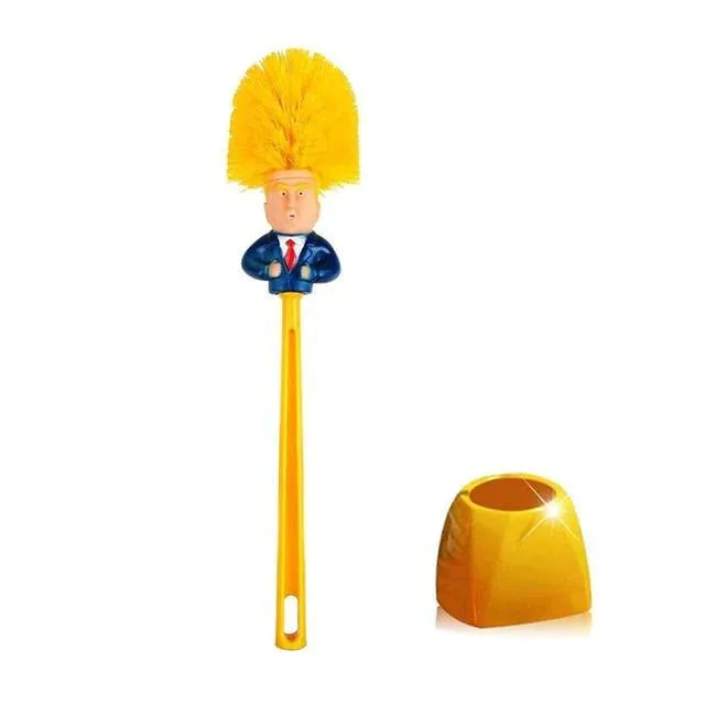 15 Inches Donald Trump Toilet Brush Bathroom Cleaning Tool