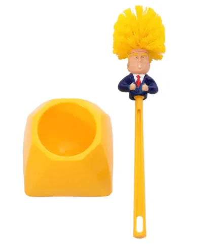 15 Inches Donald Trump Toilet Brush Bathroom Cleaning Tool