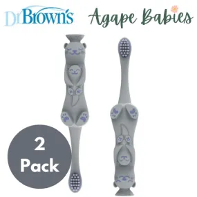 [2-Pk] Dr Brown's Toddler Toothbrush (1 Pcs) - Otter