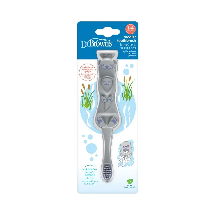 [2-Pk] Dr Brown's Toddler Toothbrush (1 Pcs) - Otter