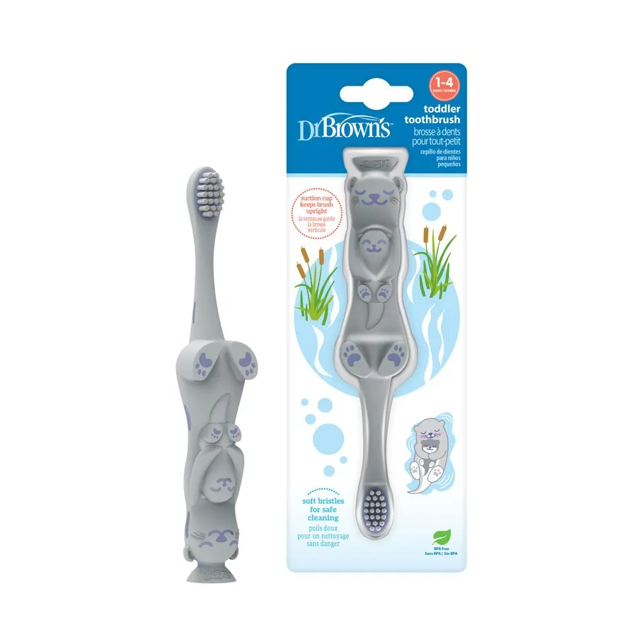 [2-Pk] Dr Brown's Toddler Toothbrush (1 Pcs) - Otter