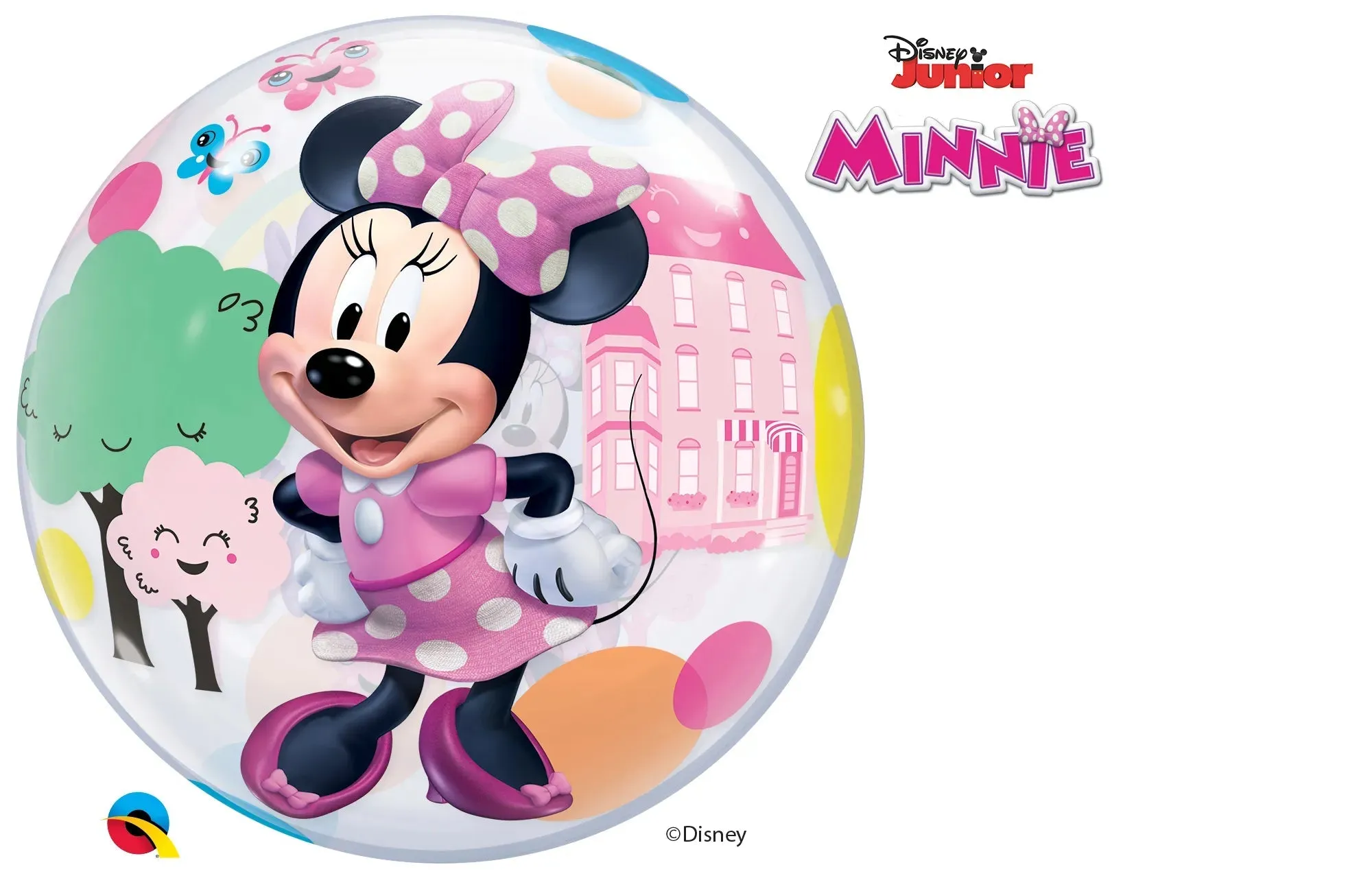 22Inc  Bubble Disney Minnie Mouse Fun Bubble Balloon