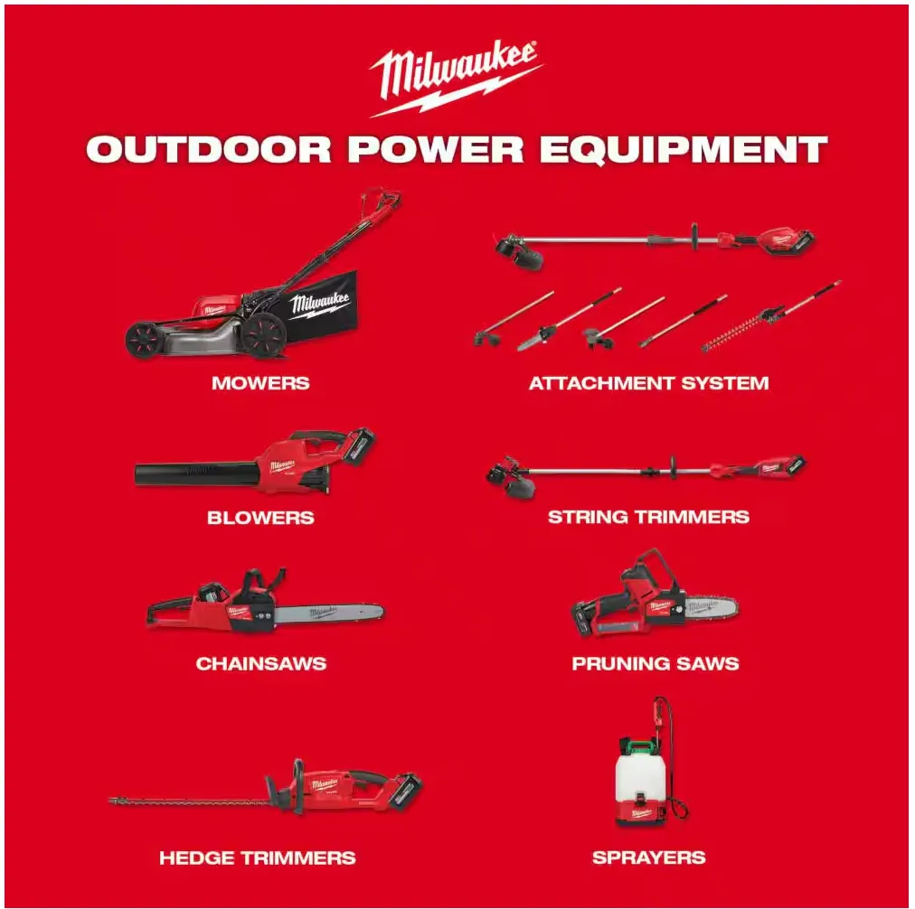 2825-21PS Milwaukee M18 Fuel 10" Pole Saw w/ QUIK-LOK Kit