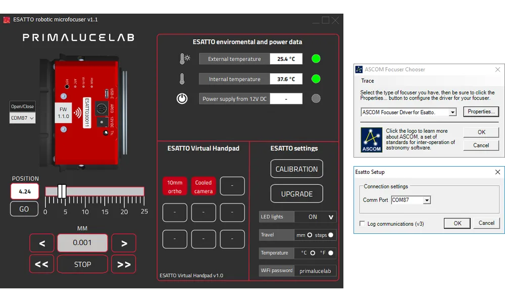 2" ESATTO Robotic Microfocuser (PLLEST2)