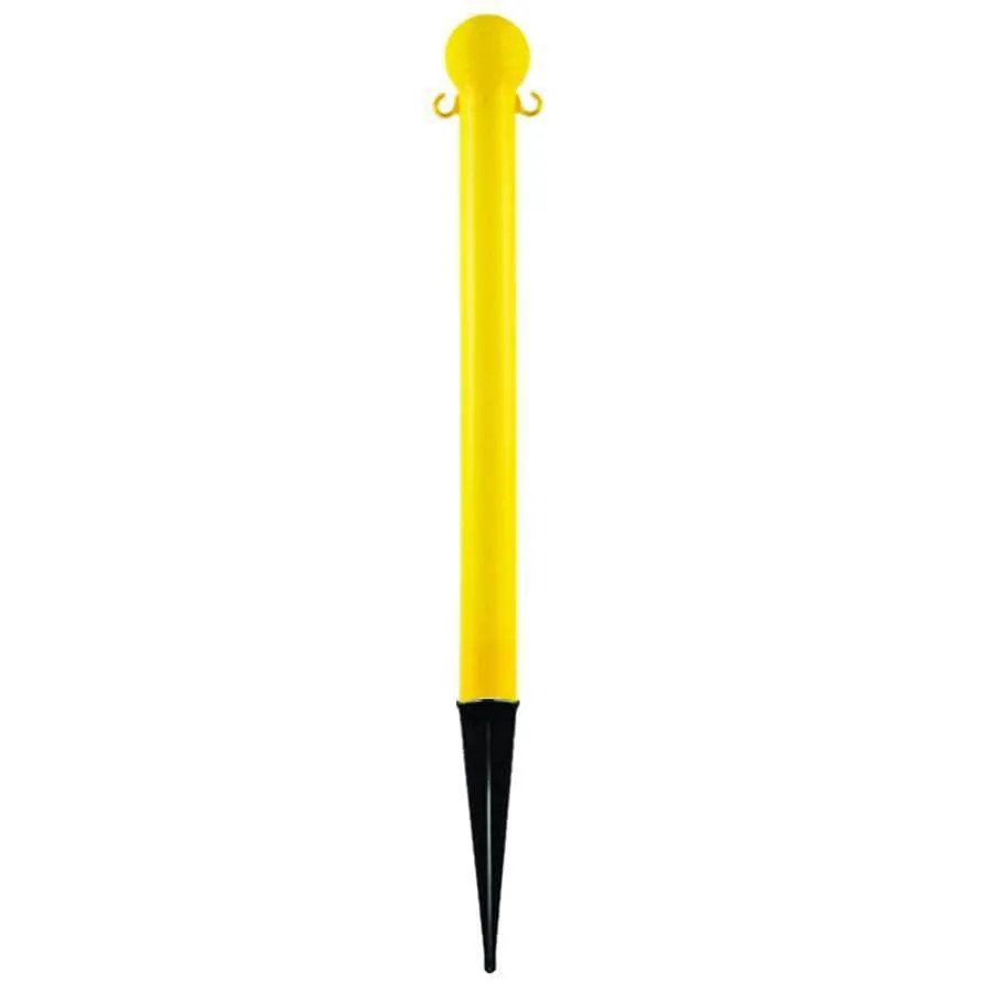 3 in. Ground Pole Stake Ball Top Stanchion