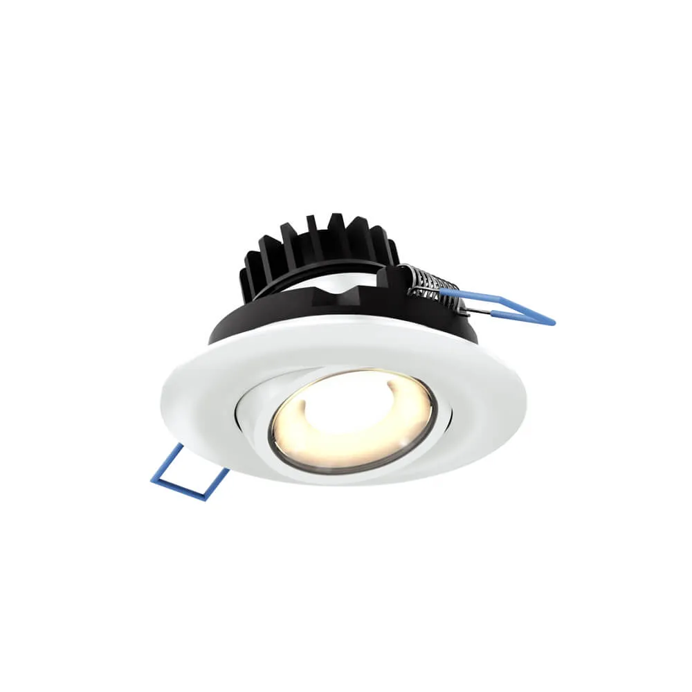 3 Inch Round Recessed LED Gimbal Light in 5CCT