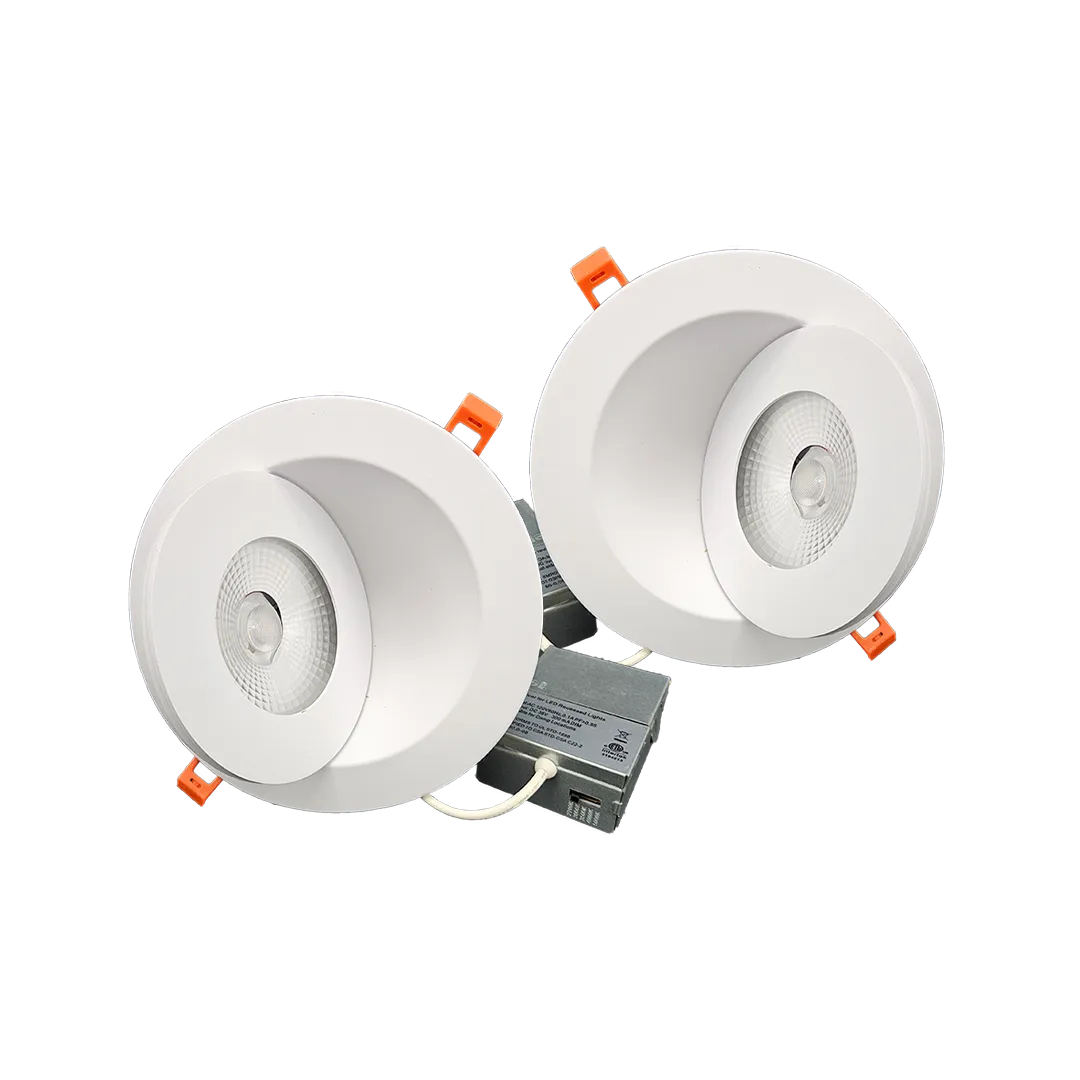 4” White 360° LED Gimbal Recessed Light