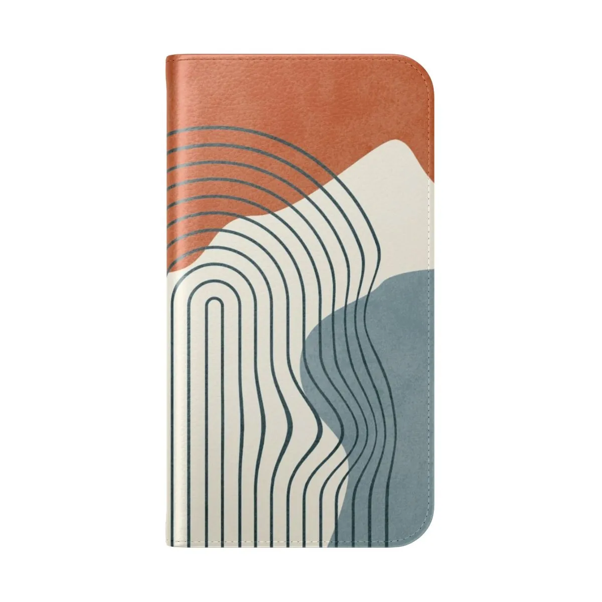 Abstract Art Inspired Minimalist Neutral Toned Phone Case