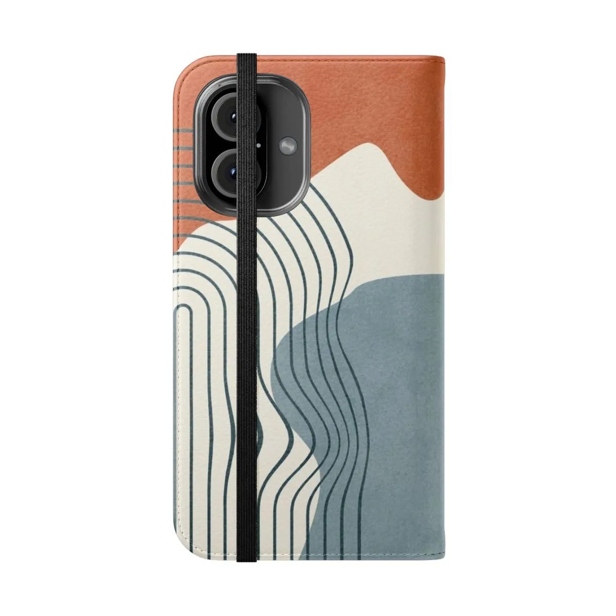 Abstract Art Inspired Minimalist Neutral Toned Phone Case