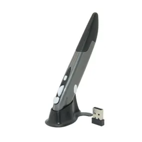 Adjustable 2.4G Wireless Optical Pen Mouse with 1600 DPI for Computers and Laptops - Ideal for Drawing and Teaching