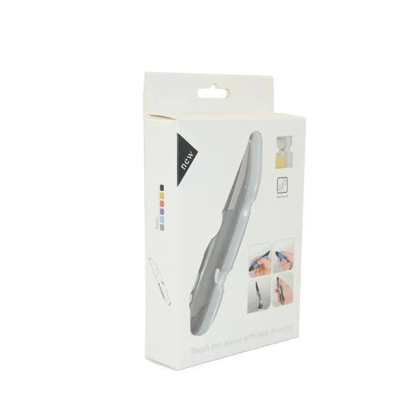 Adjustable 2.4G Wireless Optical Pen Mouse with 1600 DPI for Computers and Laptops - Ideal for Drawing and Teaching