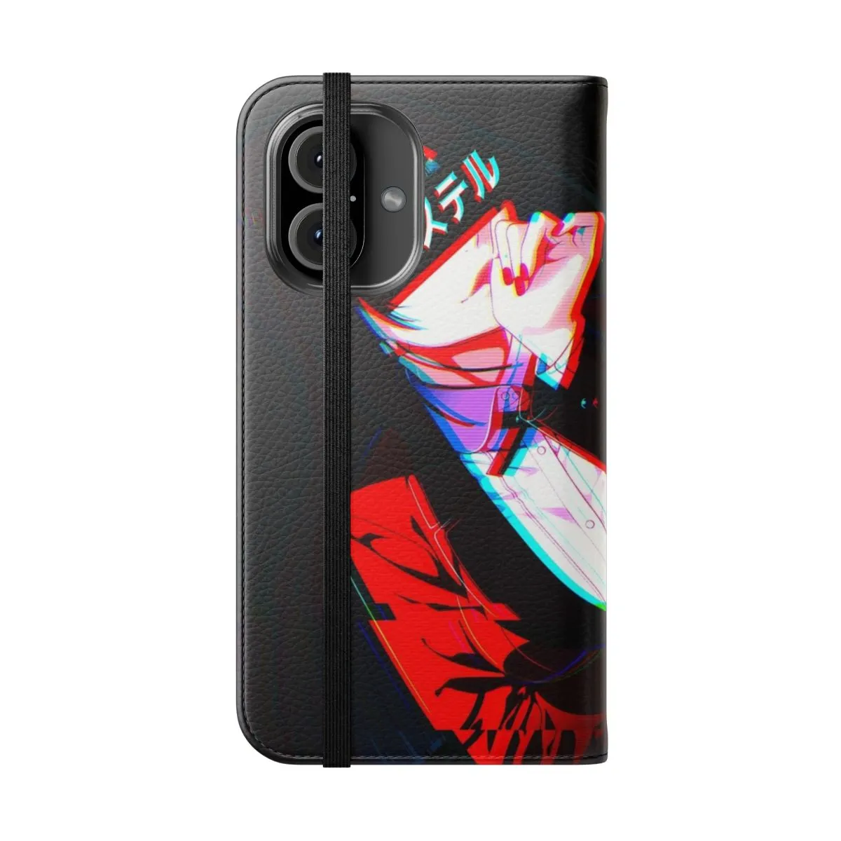 Aesthetic Cyberpunk Flip Cover Phone Case | Kakegurui Inspired Design