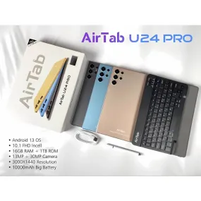 AirTab U24 Pro With Keyboard / 10.1"FHD / 16GB / 1TB / 5G / Blue