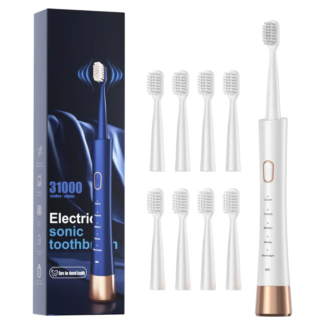 AJELU High Vibration Sonic Electric Toothbrush