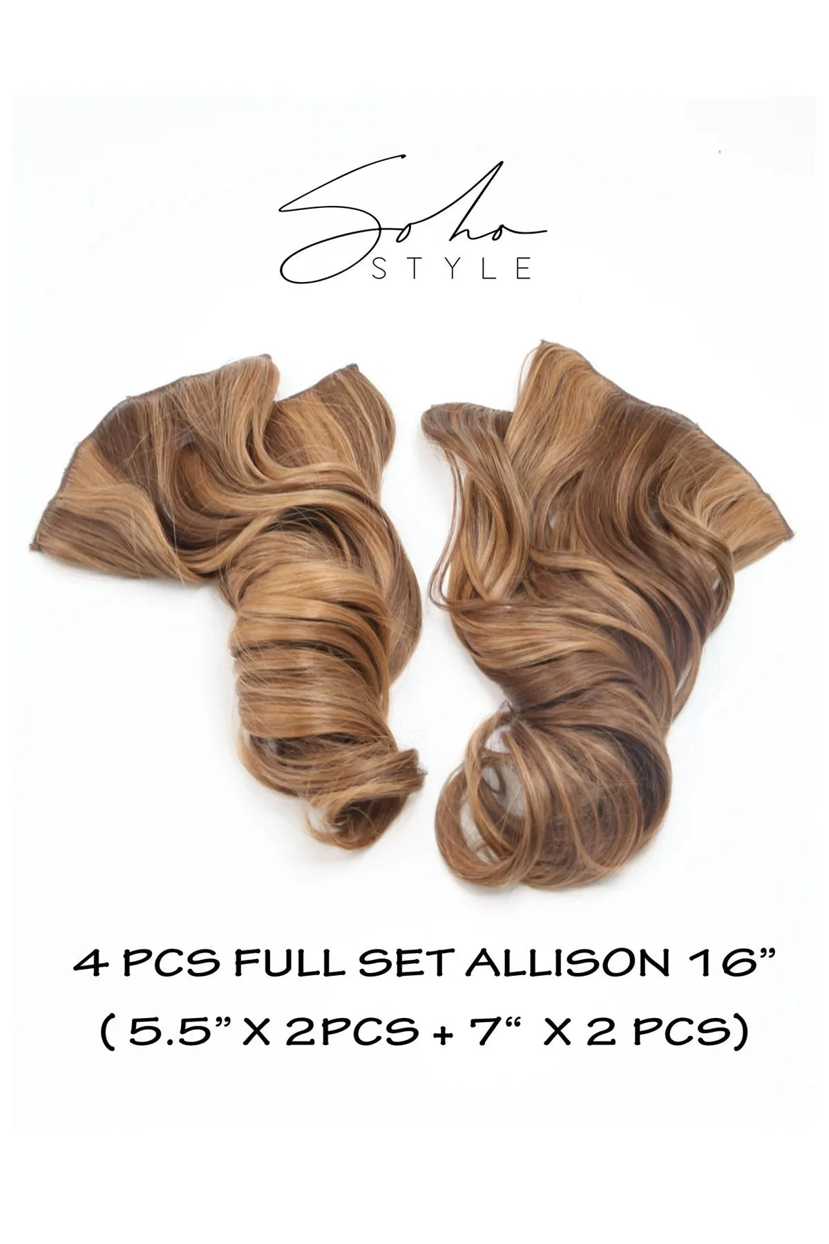 Allison - 16" Clip-In Futura Hair Extension Set