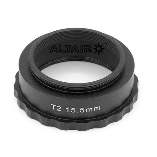 Altair 15.5mm T2 Spacer Extension Tube Ring - Easy Grip for Astro cameras