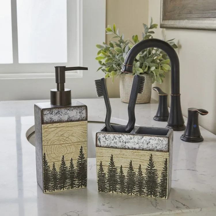 Aspen Lodge Toothbrush Holder in Natural