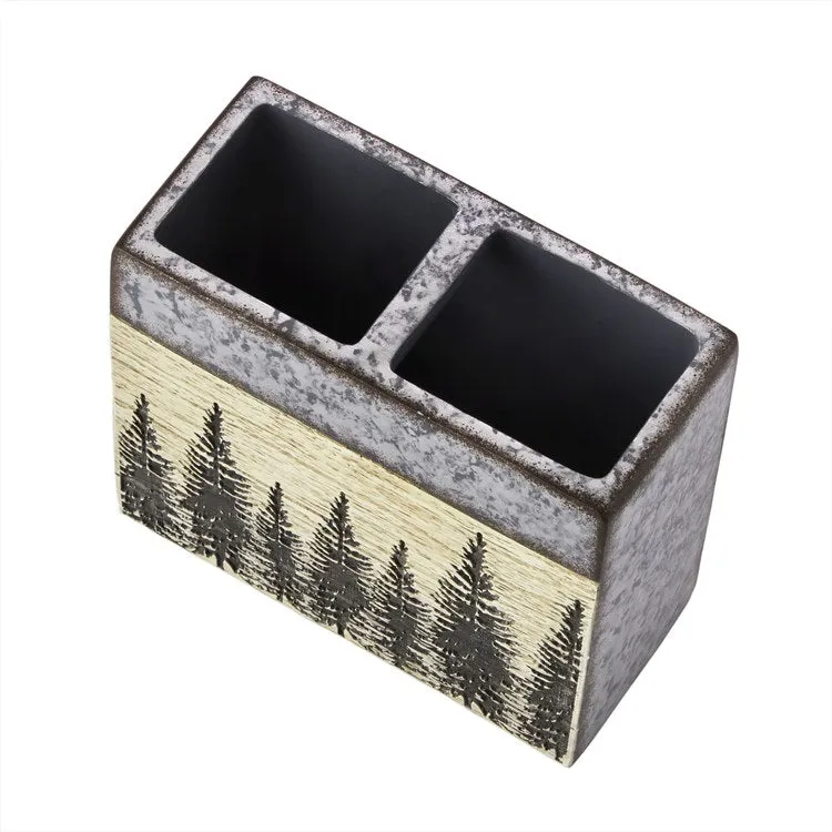 Aspen Lodge Toothbrush Holder in Natural