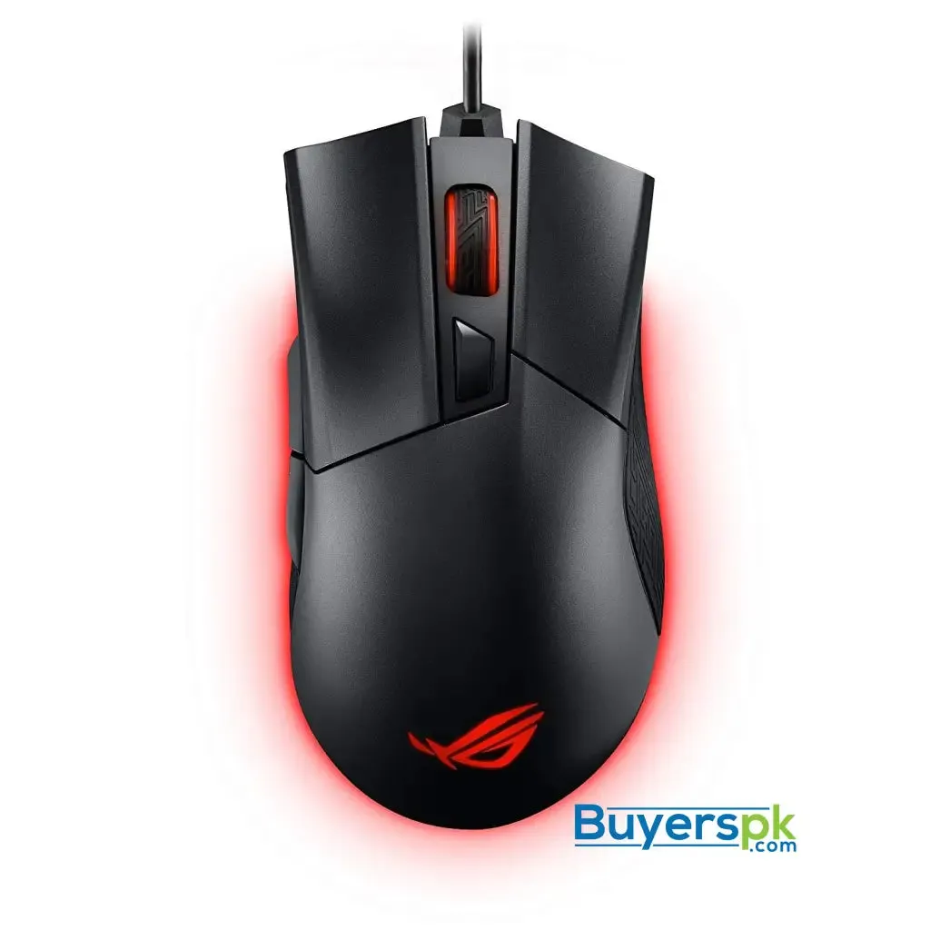 Asus Rog Gladius Ii Aura Sync Usb Wired Optical Ergonomic Gaming Mouse with Dpi Target Button (12000