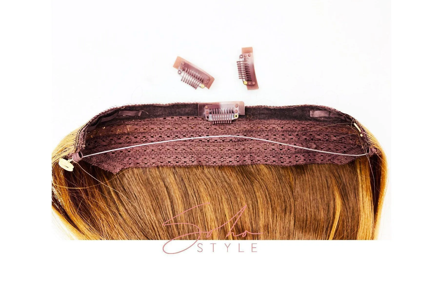 Aura -  Invisible Wired (Halo) FUTURA Hair Extension Available in 15" or 19"