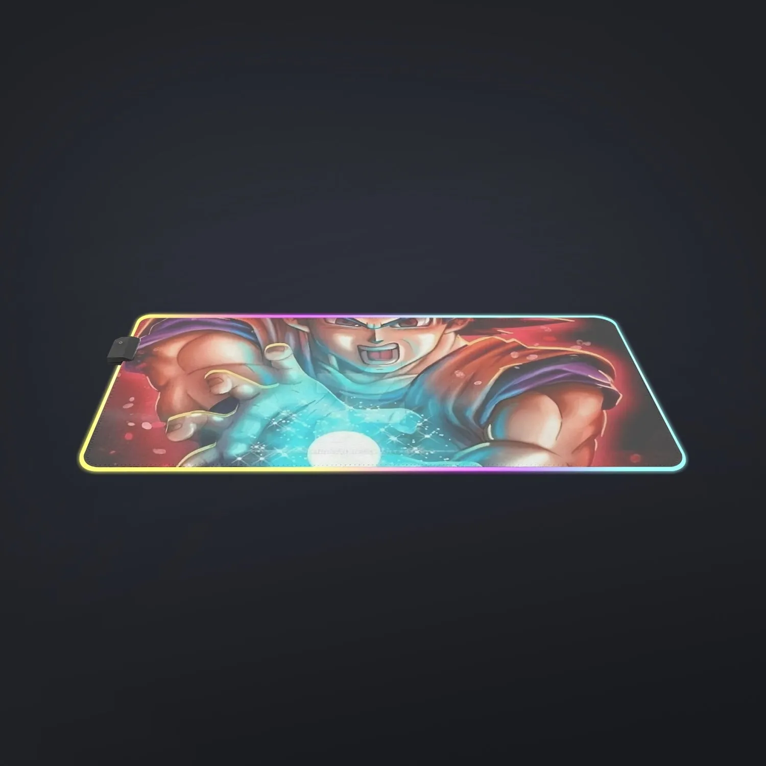 Awesome Red Hair Goku DBZ  cool LED  Mouse Pad