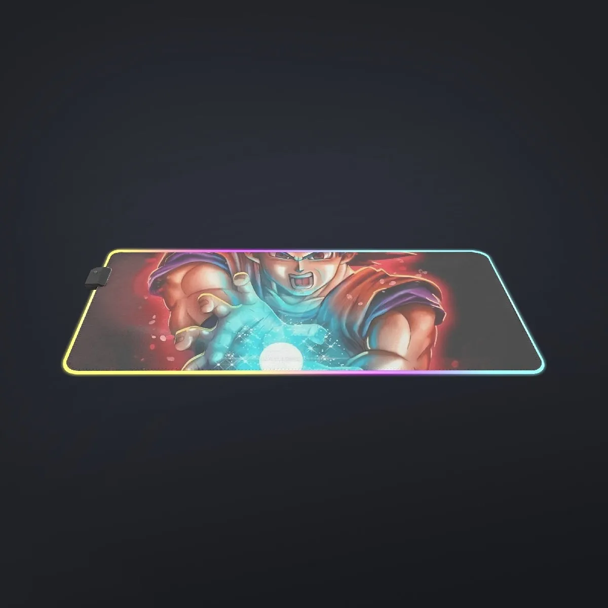 Awesome Red Hair Goku DBZ  cool LED  Mouse Pad