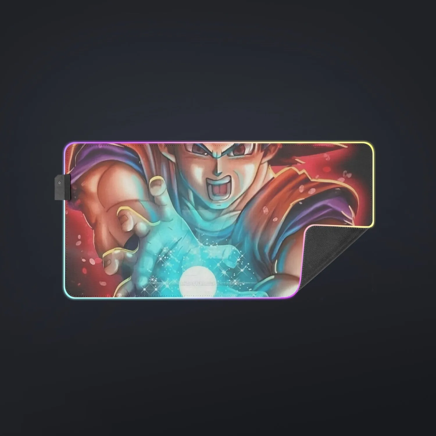 Awesome Red Hair Goku DBZ  cool LED  Mouse Pad