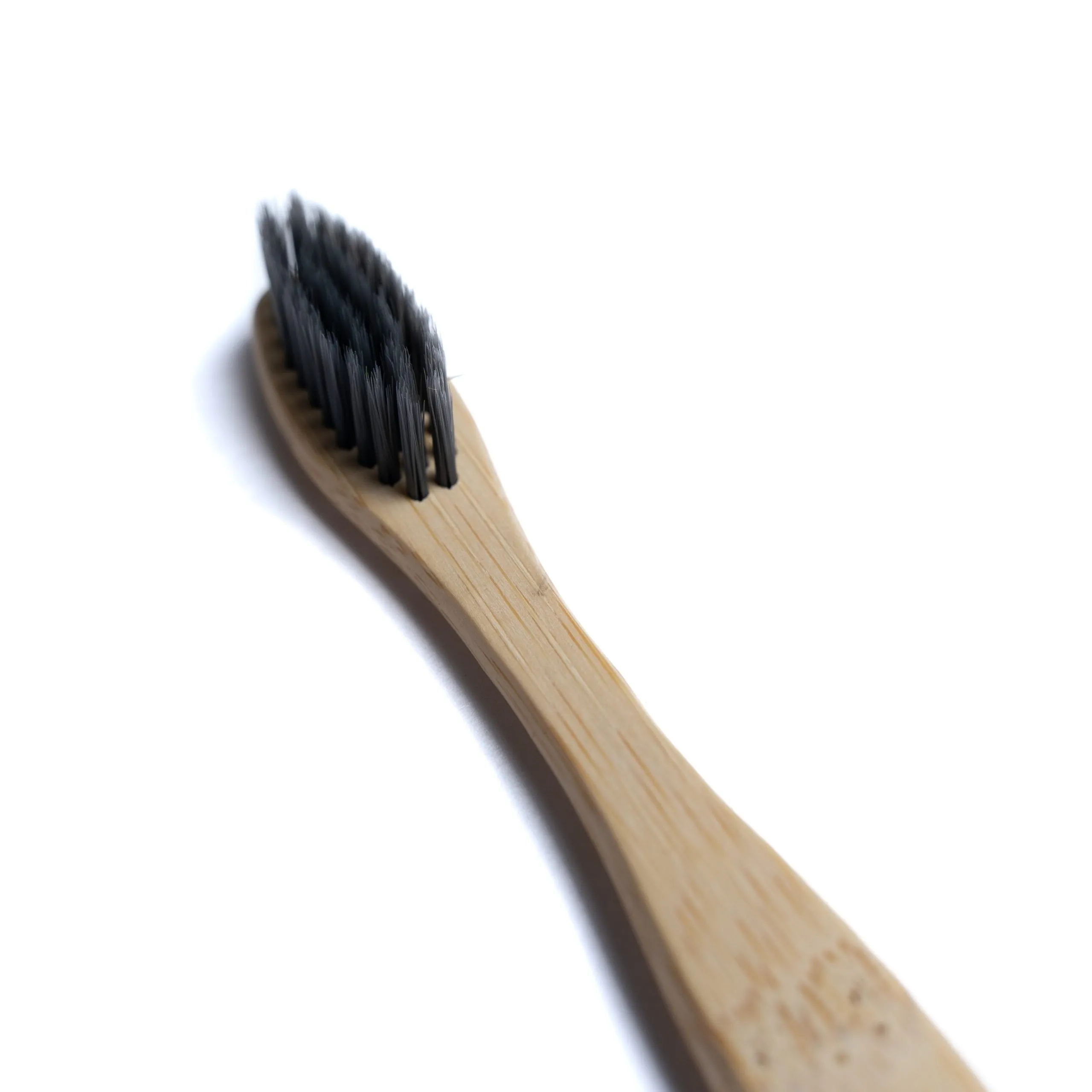 Bamboo Toothbrush Charcoal Bristles - Pack of 2