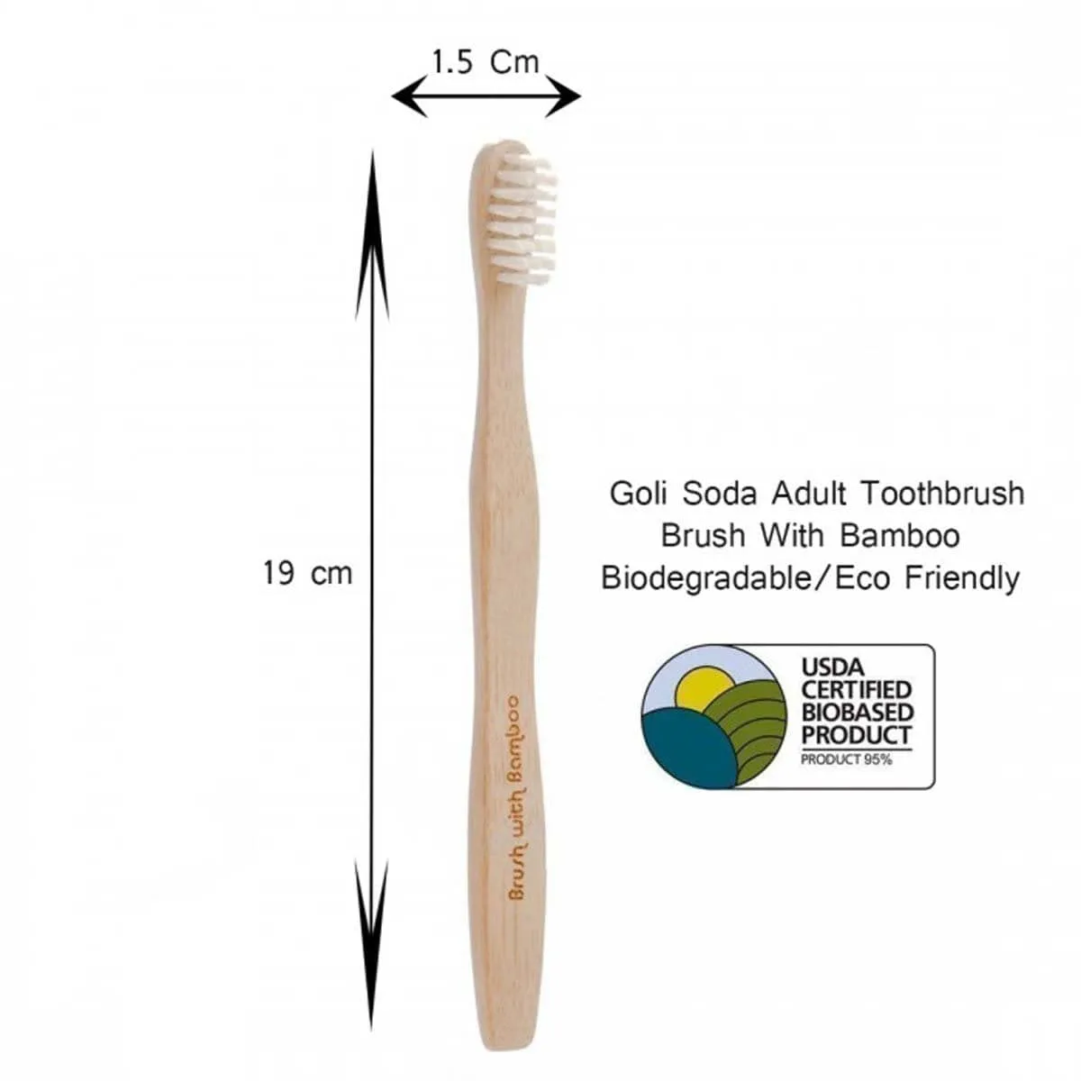 Bamboo Toothbrush - Set of 2