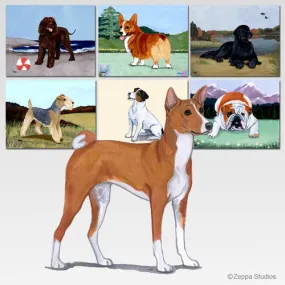 Basenji Scenic Mouse Pad