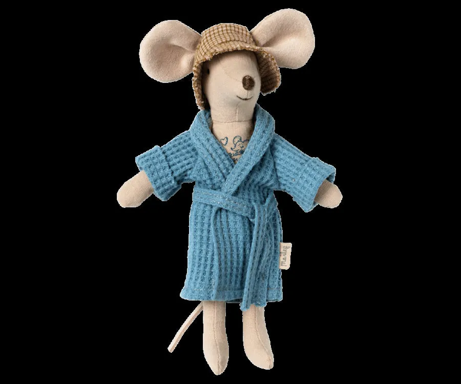 Bathrobe  Mouse- Blue