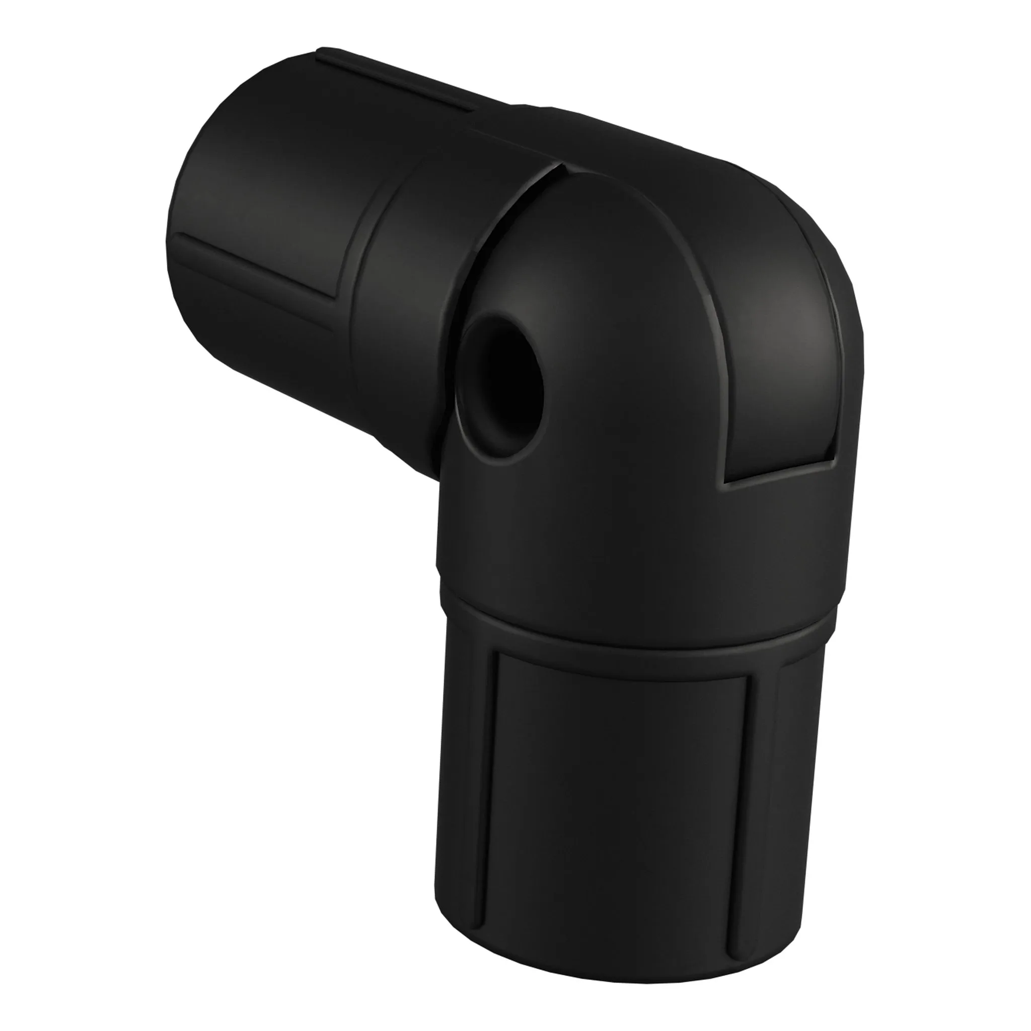 Bay Window (Adjustable Elbow) Connector for 25mm Curtain Pole (1 Per Pack)