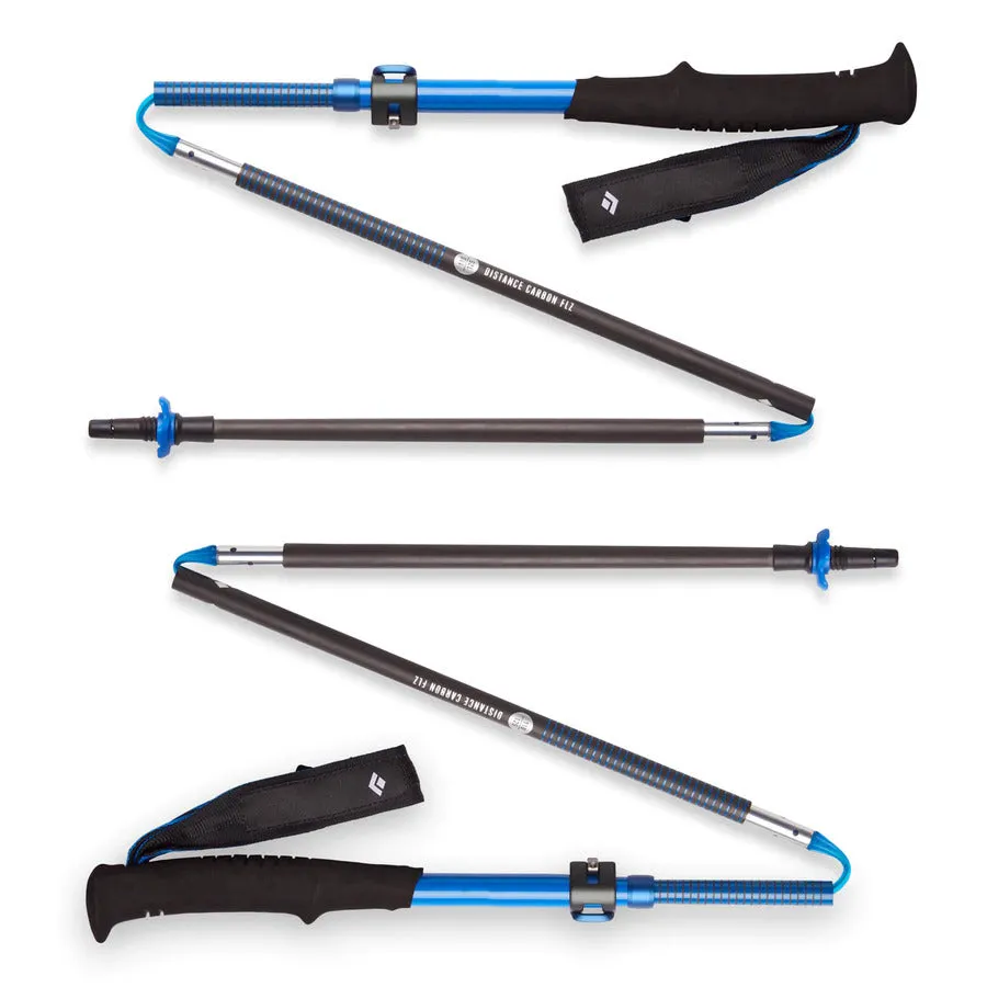 Black Diamond Distance Carbon FLZ Poles | Ultra Blue