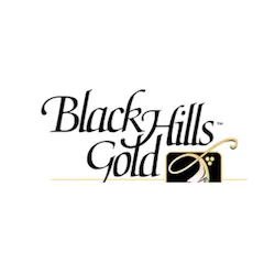 Black Hills Gold American Flag Pin