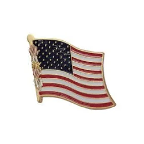 Black Hills Gold American Flag Pin