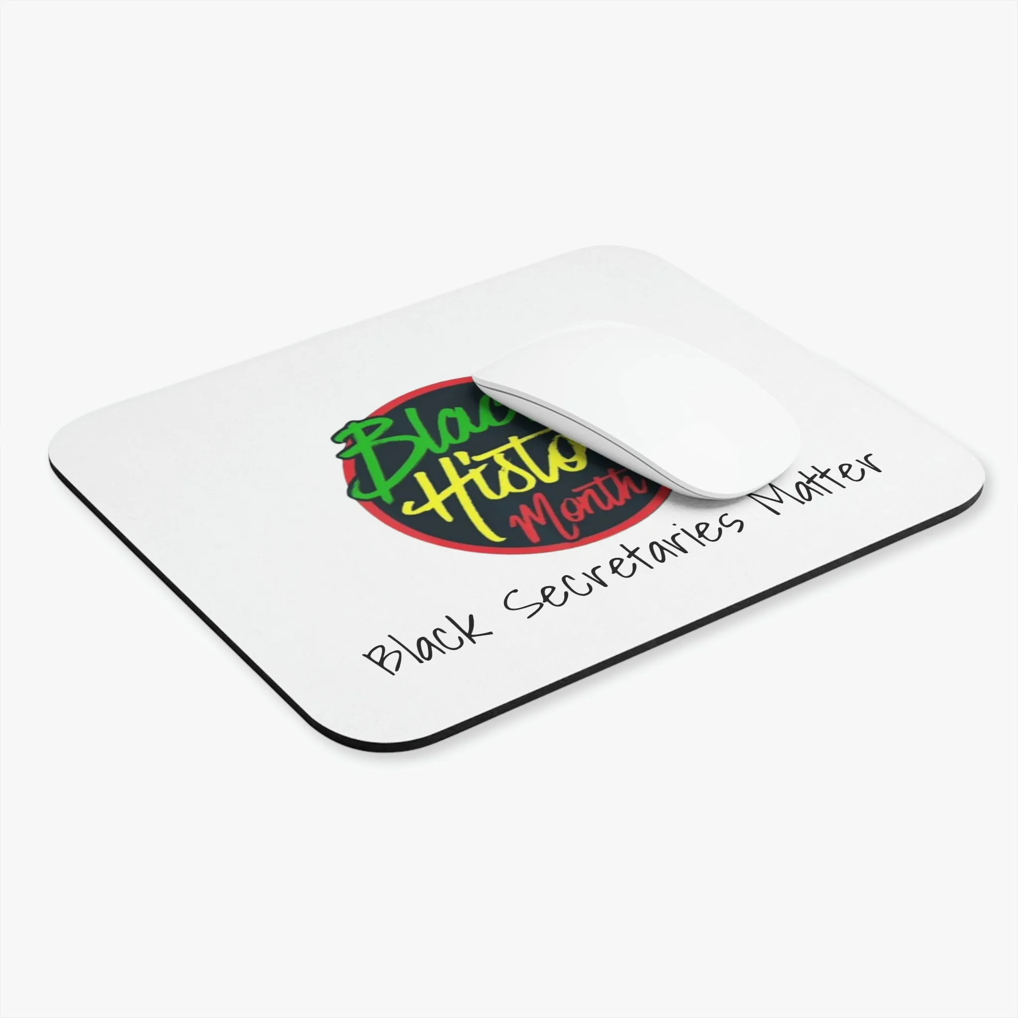 Black Secretaries Matter Mouse Pad (Rectangle)