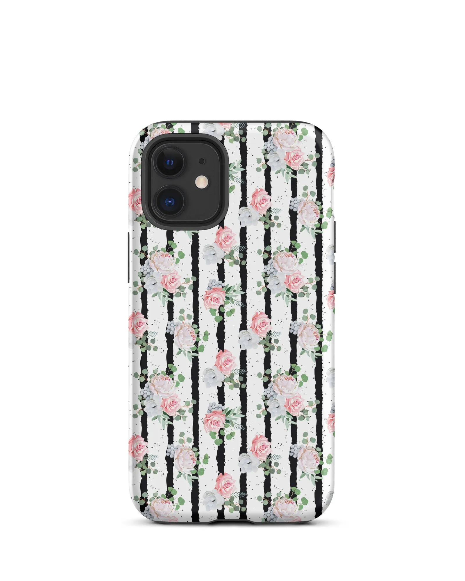 Black White and Blooms Cabin Case for iPhone®