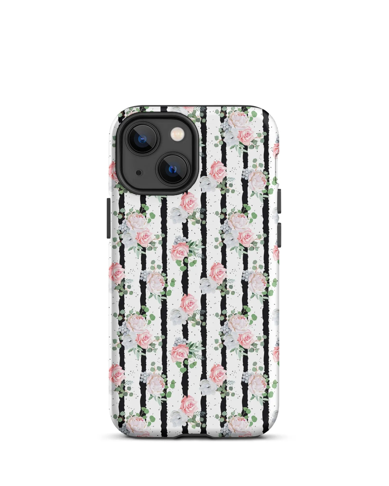 Black White and Blooms Cabin Case for iPhone®