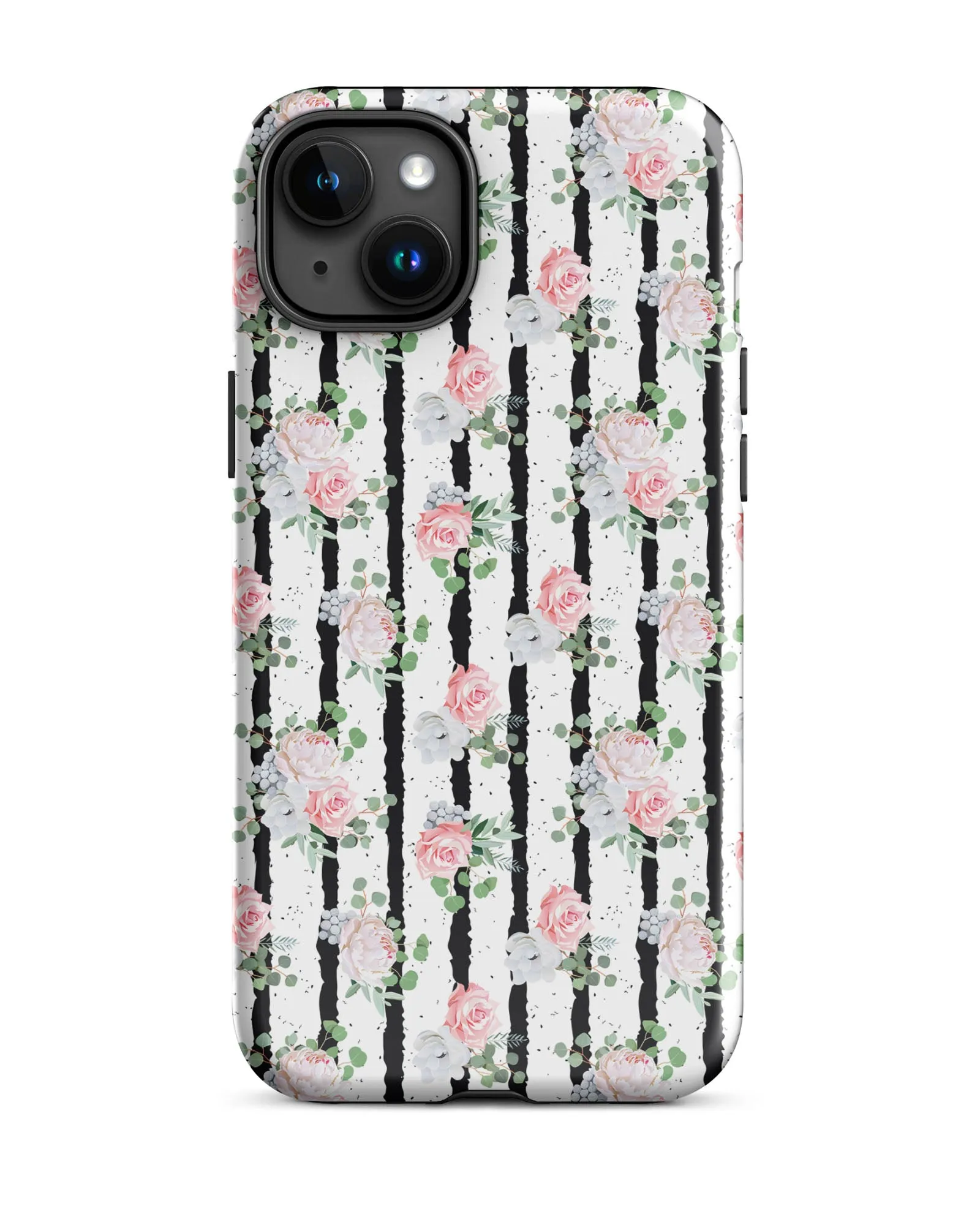 Black White and Blooms Cabin Case for iPhone®