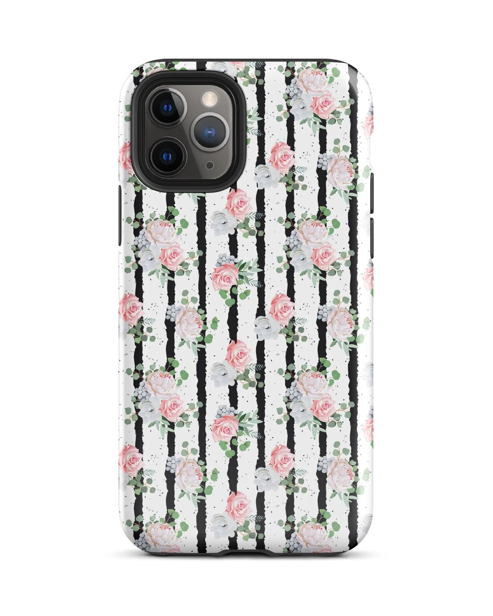 Black White and Blooms Cabin Case for iPhone®