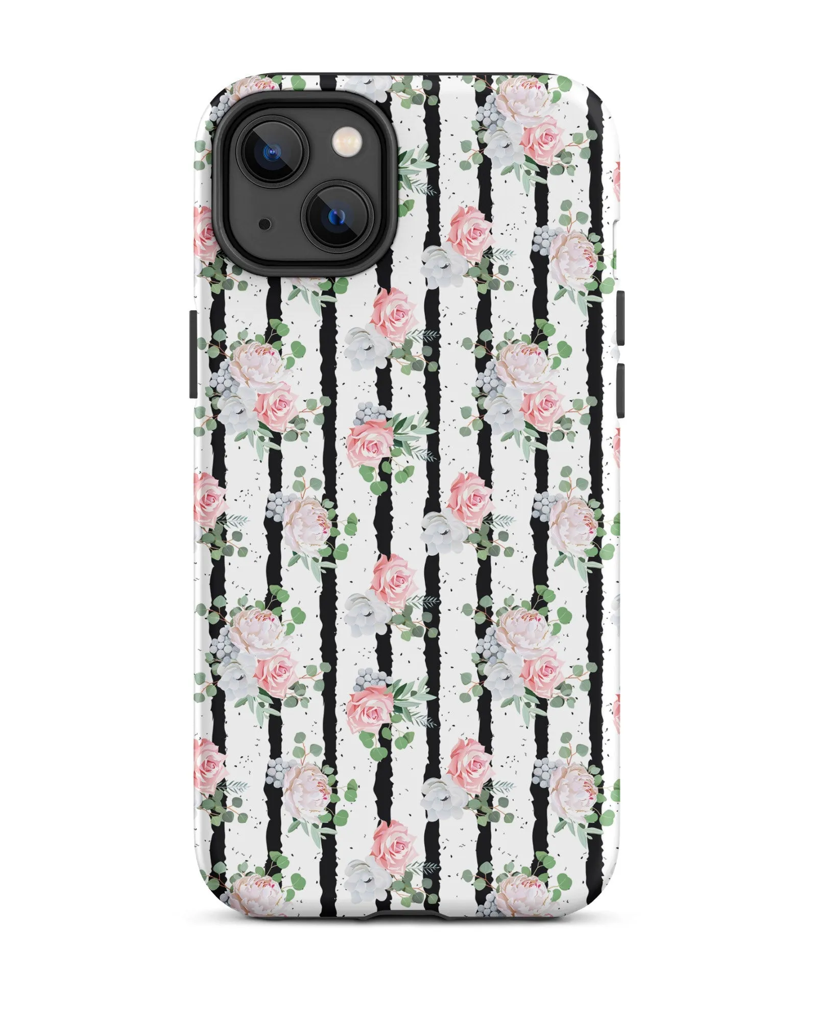 Black White and Blooms Cabin Case for iPhone®