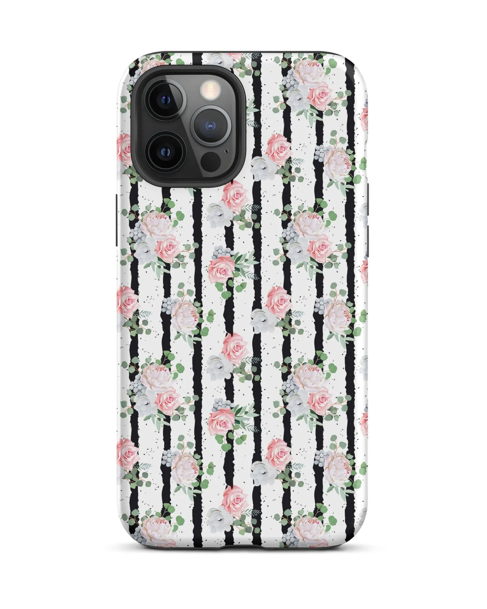 Black White and Blooms Cabin Case for iPhone®