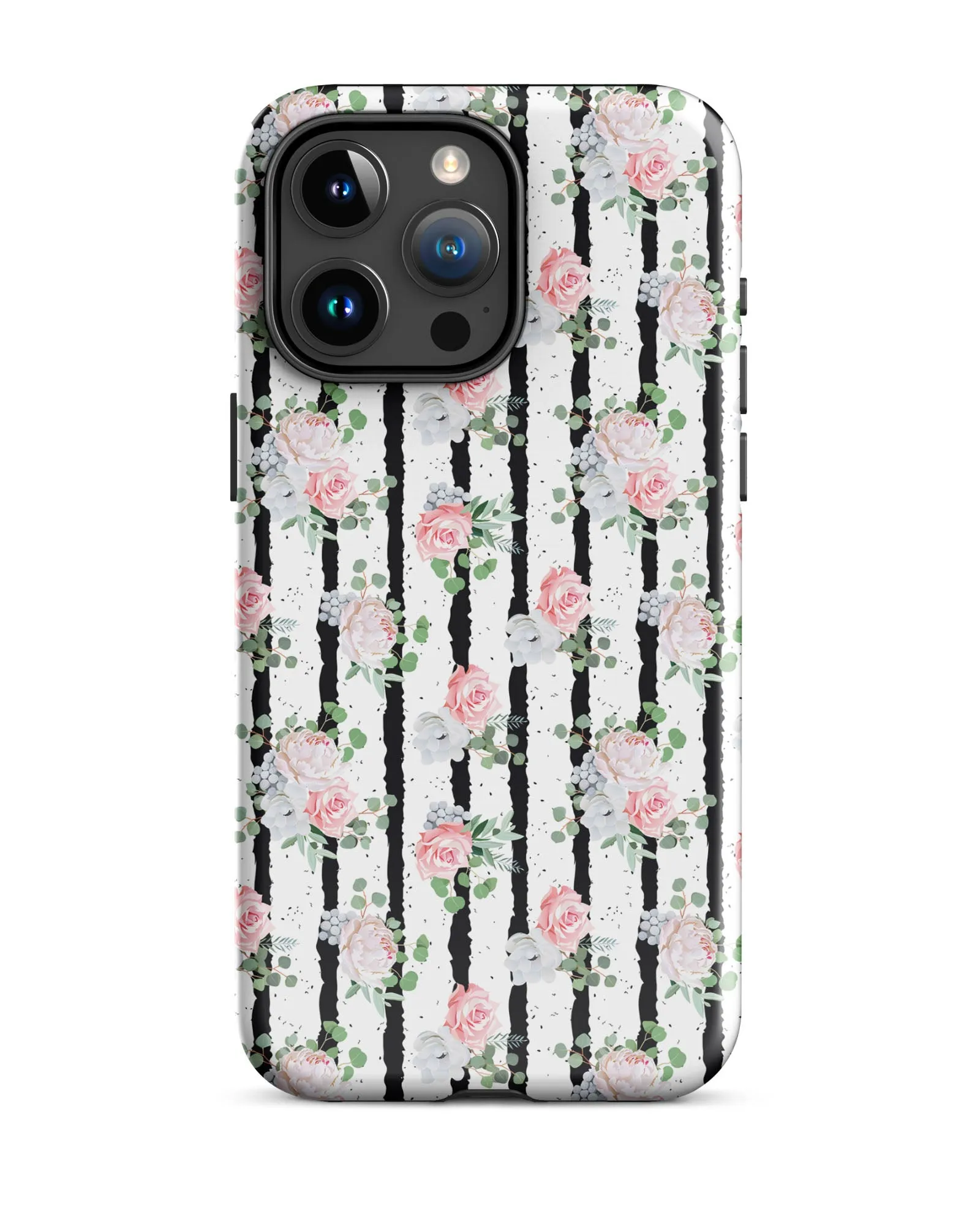 Black White and Blooms Cabin Case for iPhone®