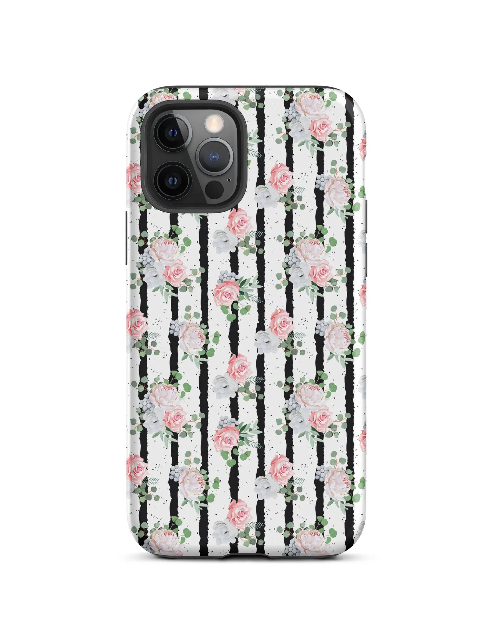 Black White and Blooms Cabin Case for iPhone®