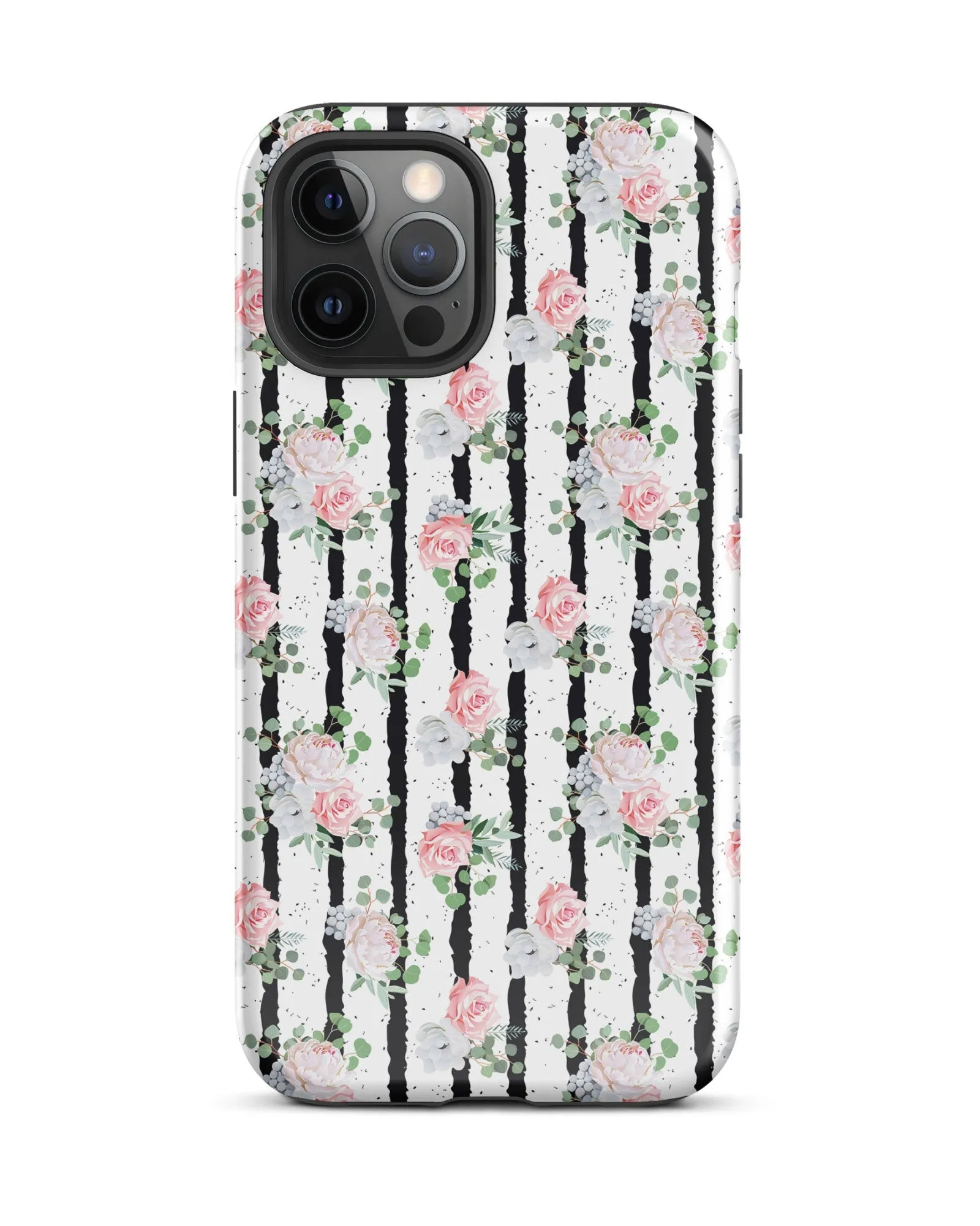 Black White and Blooms Cabin Case for iPhone®