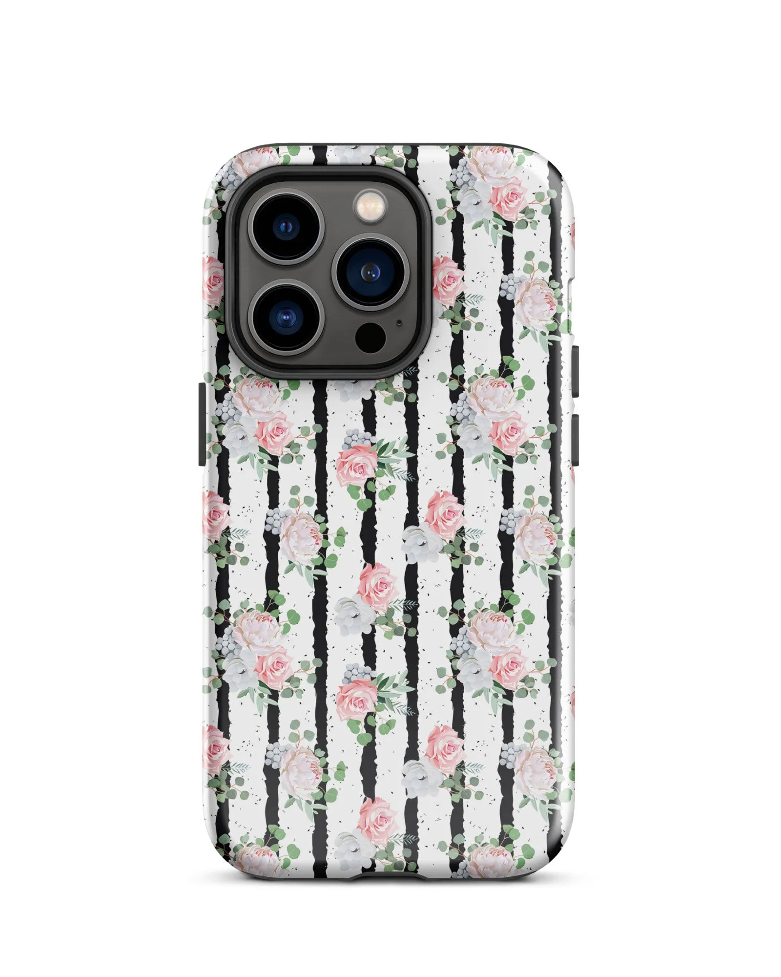 Black White and Blooms Cabin Case for iPhone®