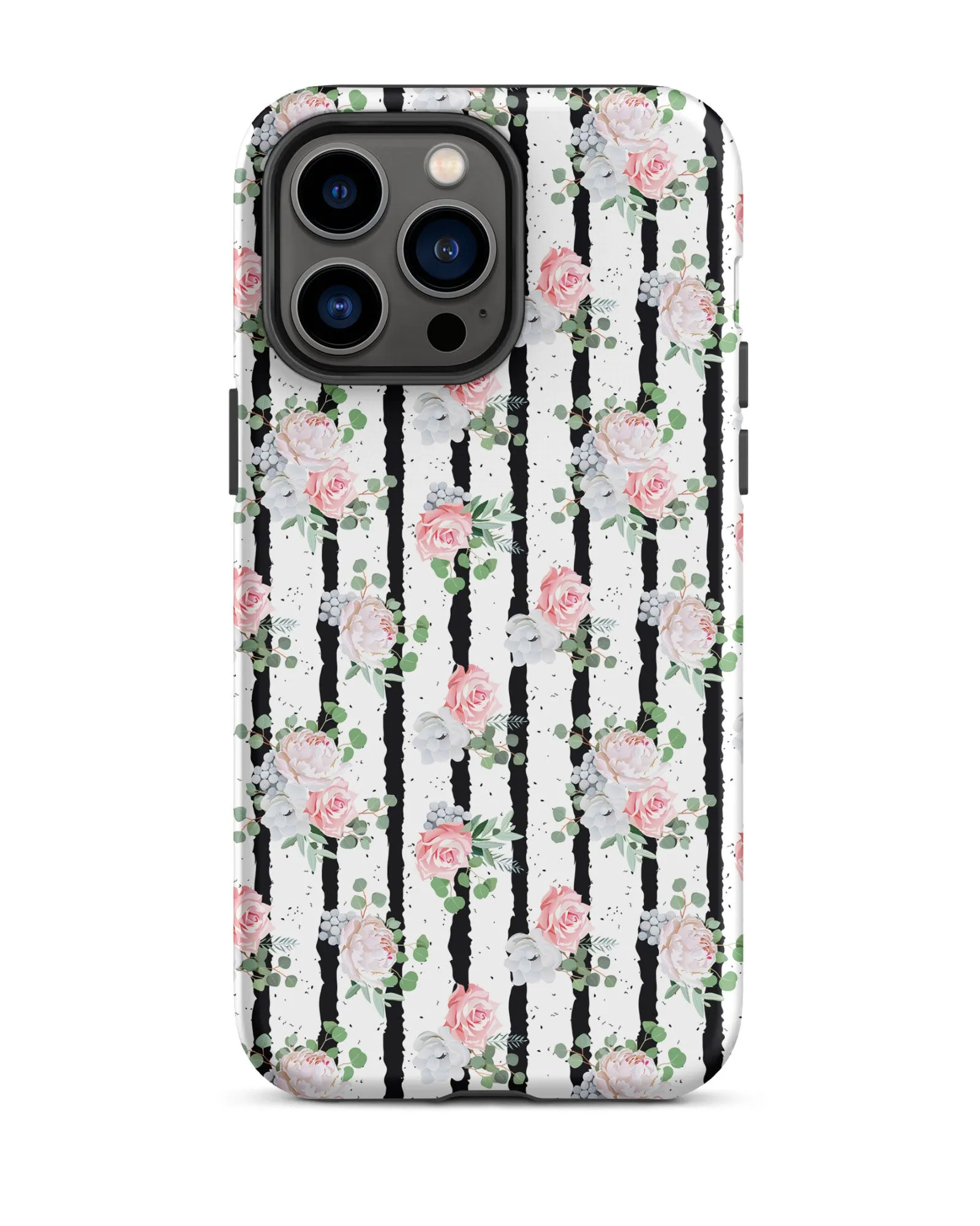 Black White and Blooms Cabin Case for iPhone®