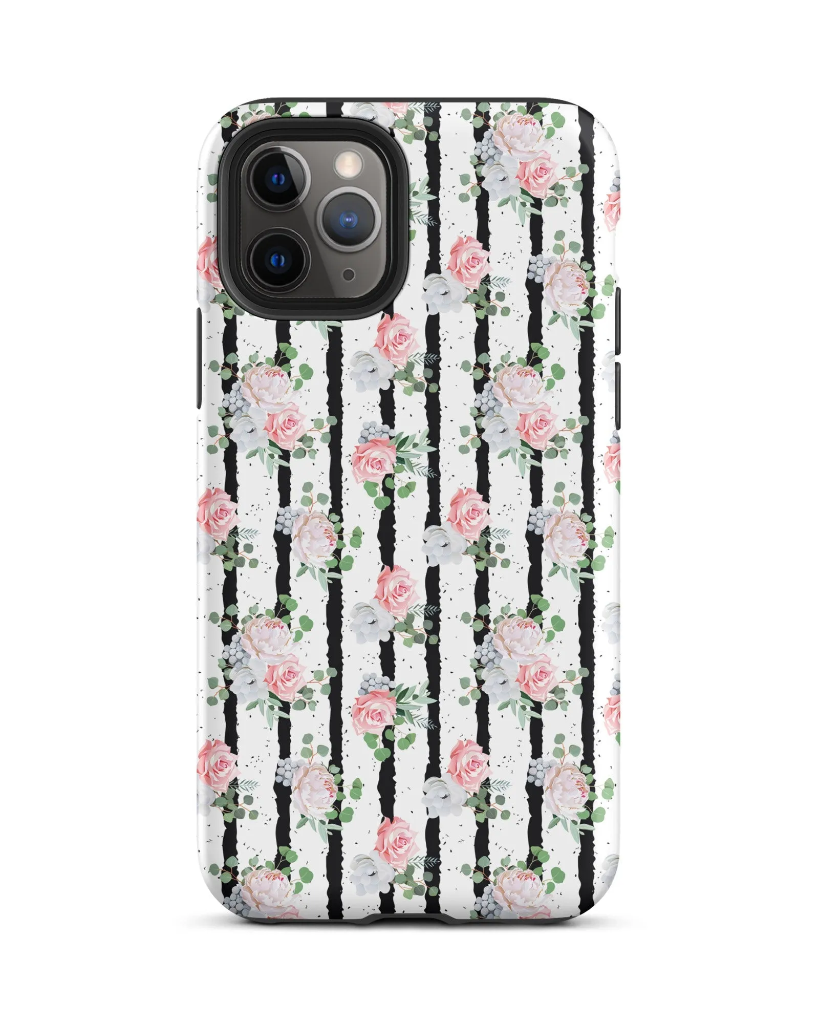 Black White and Blooms Cabin Case for iPhone®